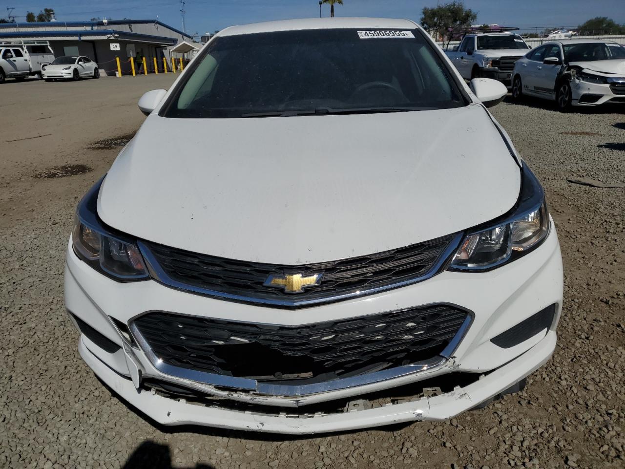 2017 Chevrolet Cruze VIN 1G1BC5SM4H7121798 Copart auction photo, front end / side damage thumbnail 5