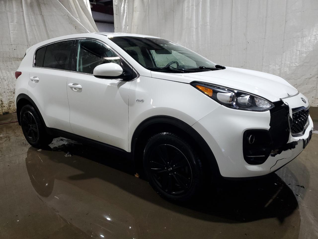 2019 KIA Sportage VIN KNDPMCAC2K7543065 Copart auction photo, front end damage thumbnail 4