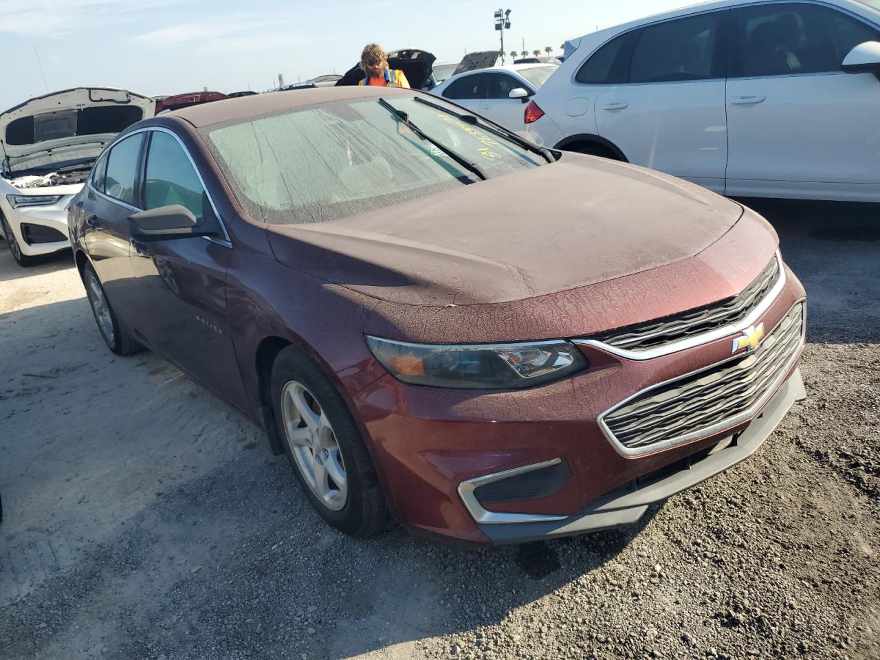 2016 Chevrolet Malibu VIN 1G1ZB5ST7GF175013 Copart auction photo, water/flood damage thumbnail 4
