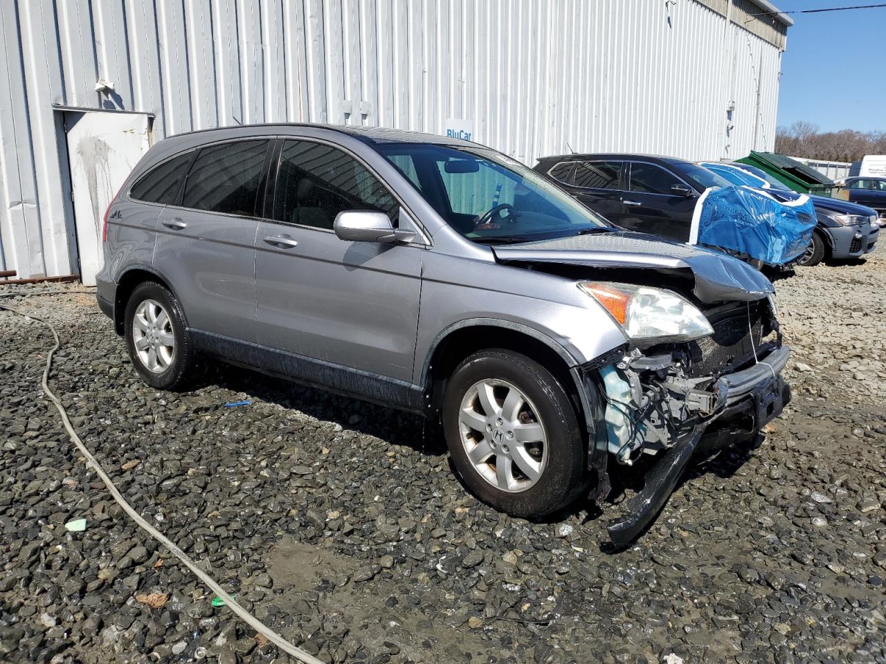 2008 Honda CR-V VIN JHLRE48778C083196 Copart auction photo, front end damage thumbnail 4