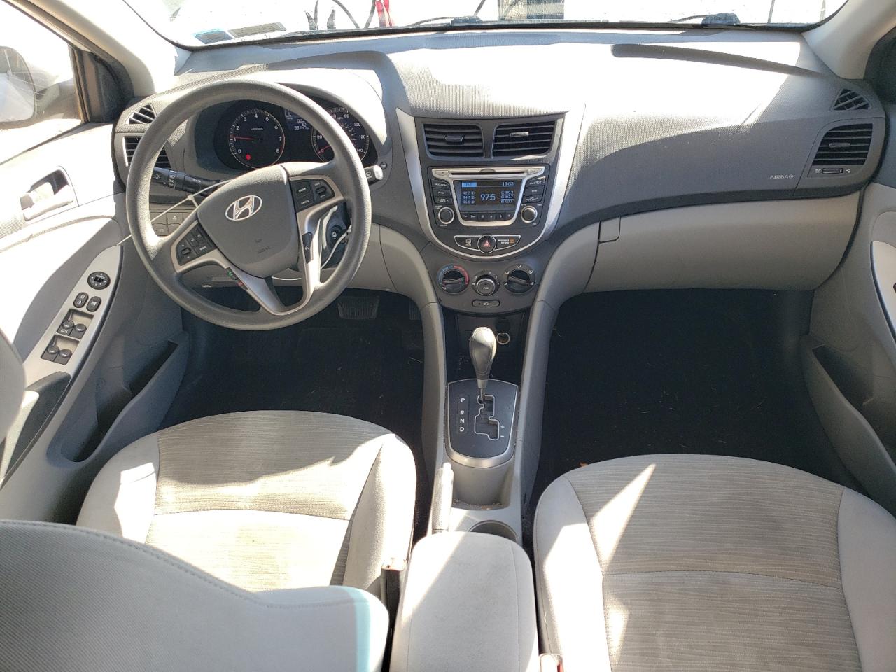 2017 Hyundai Accent VIN KMHCT4AE9HU328071 Copart auction photo, side damage thumbnail 8