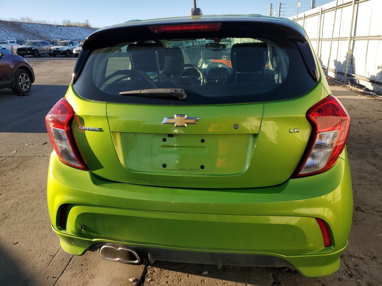 2016 Chevrolet Spark VIN KL8CB6SA8GC572953 Copart auction photo, front end / rear end damage thumbnail 6