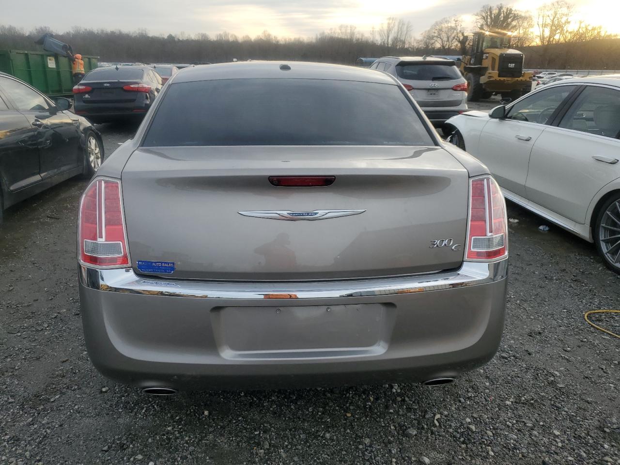 2014 Chrysler 300 VIN 2C3CCAEG8EH156827 Copart auction photo, front end / side damage thumbnail 6