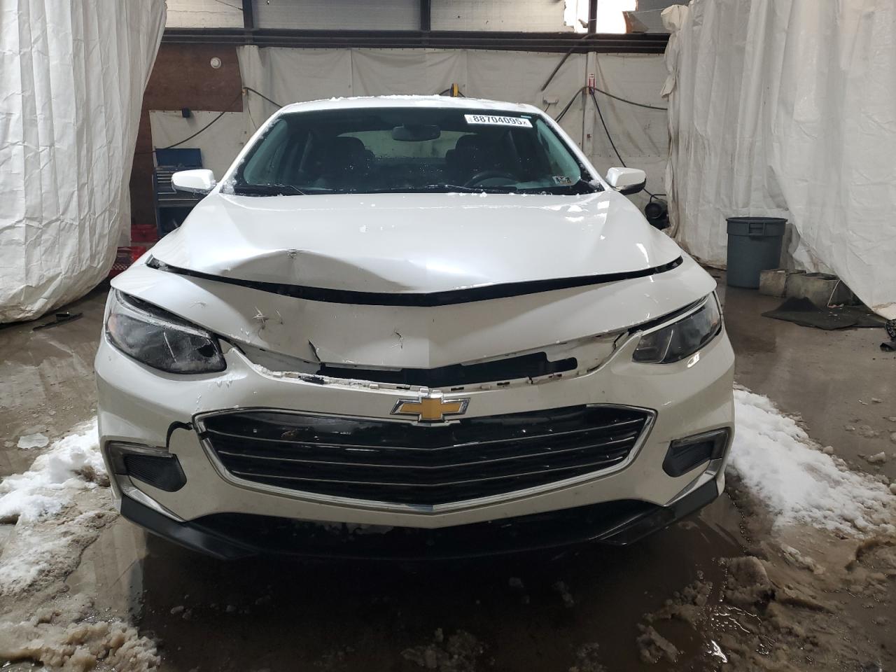 2017 Chevrolet Malibu VIN 1G1ZE5ST5HF201813 Copart auction photo, front end / side damage thumbnail 5