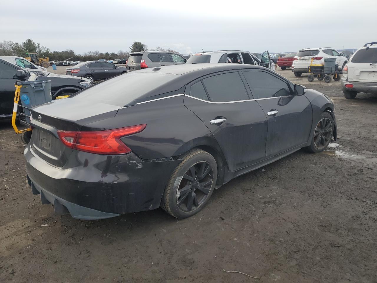 2016 Nissan Maxima VIN 1N4AA6AP8GC446248 Copart auction photo, front end / side damage thumbnail 3