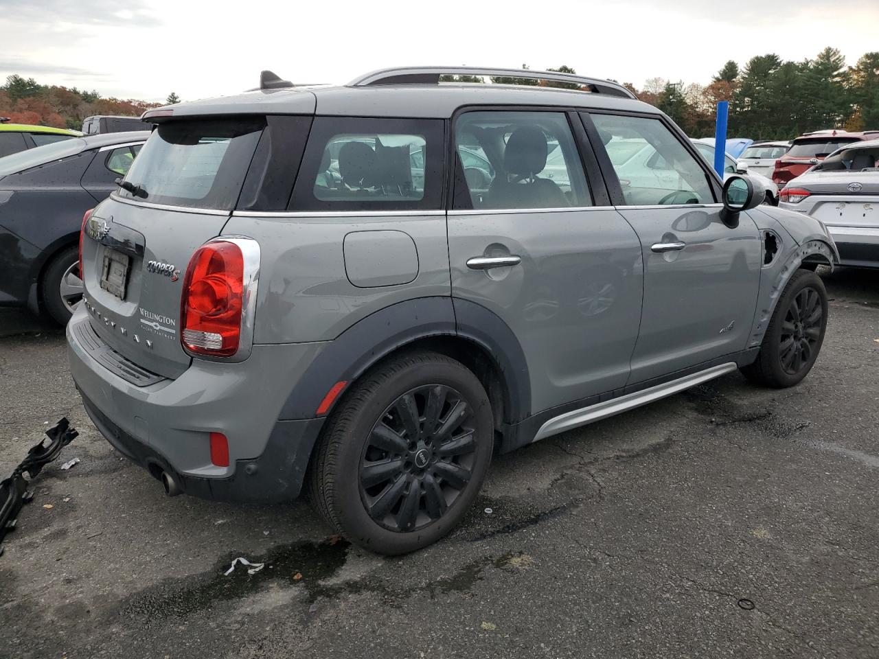2019 MINI Cooper VIN WMZYT5C59K3E69669 Copart auction photo, front end / minor dent/scratches damage thumbnail 3