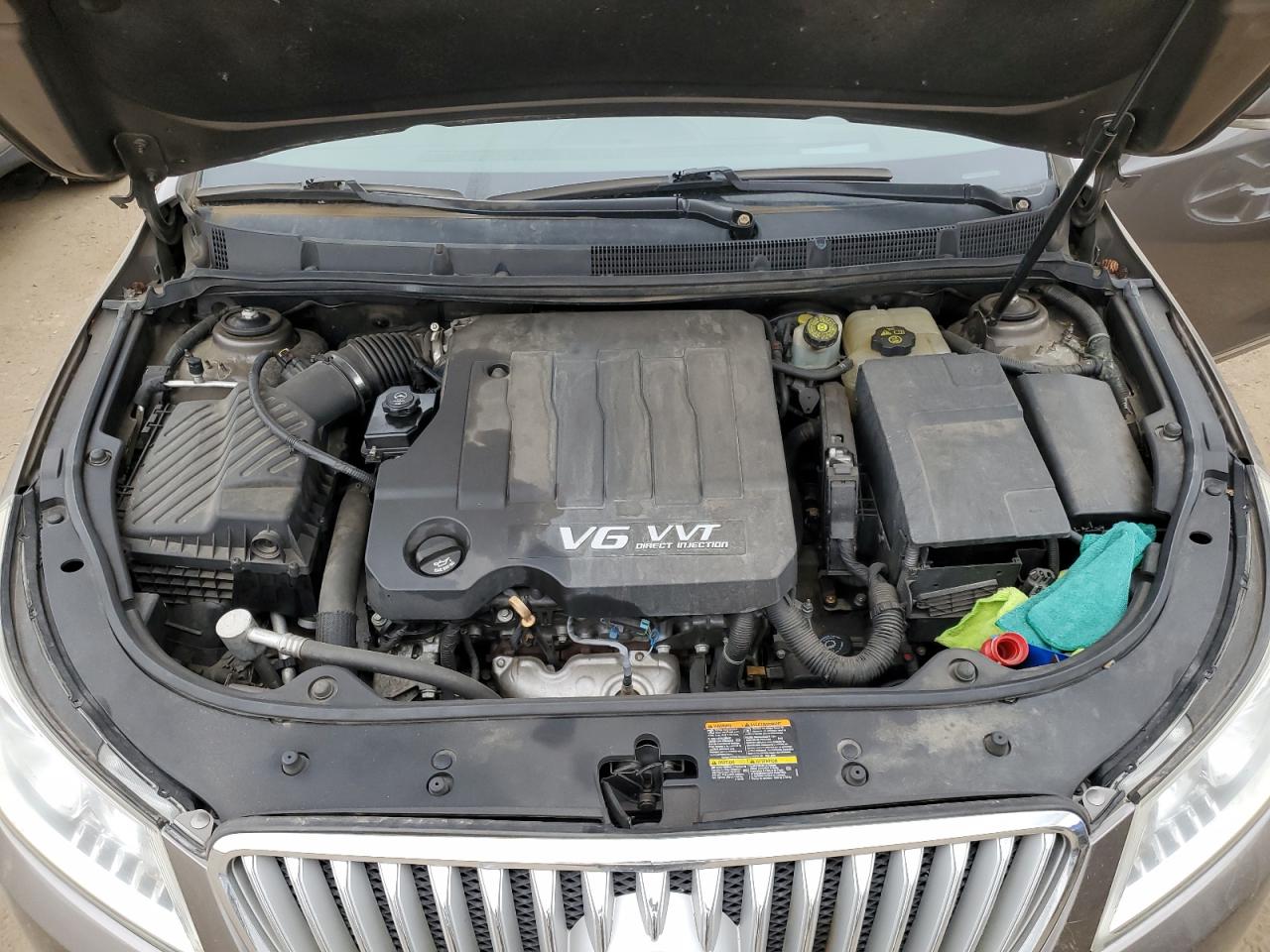 2011 Buick LaCrosse VIN 1G4GD5GD1BF212443 Copart auction photo, rear end / side damage thumbnail 12