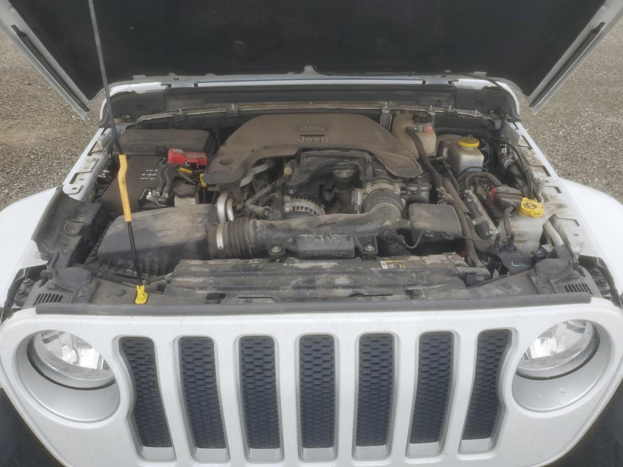 2019 Jeep Wrangler VIN 1C4HJXEG5KW600639 Copart auction photo, side / front end damage thumbnail 13