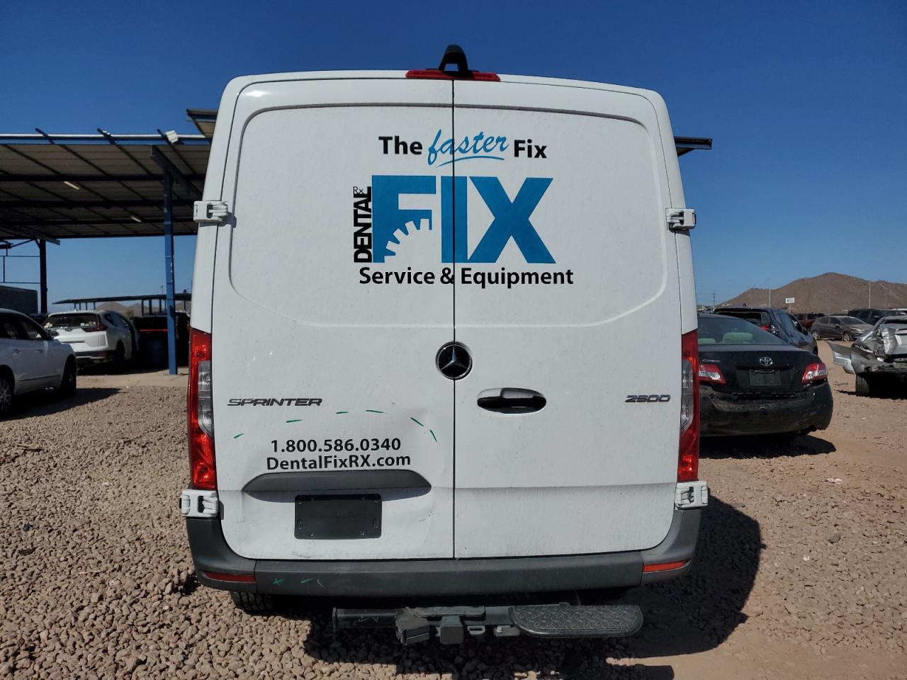 2023 Mercedes-Benz Sprinter VIN W1Y4KBHY6PT128927 Copart auction photo, side damage thumbnail 6