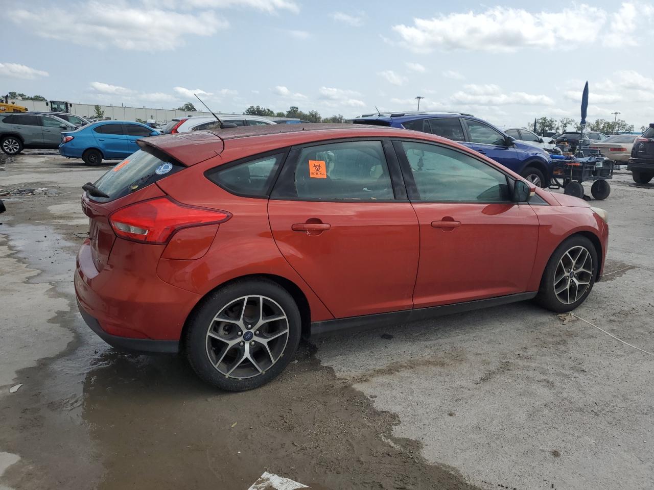 2018 Ford Focus VIN 1FADP3M27JL292388 Copart auction photo, water/flood damage thumbnail 3