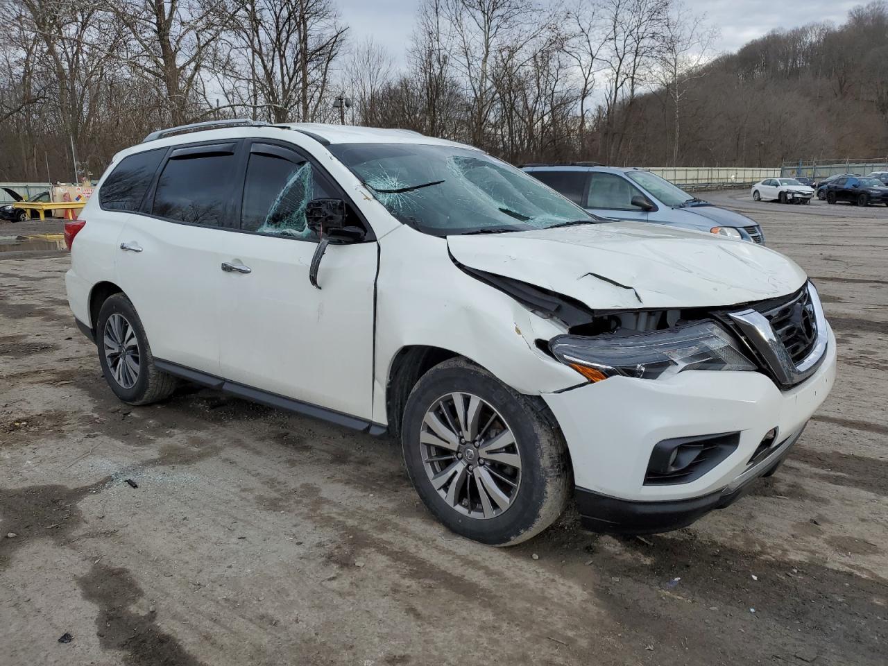 2019 Nissan Pathfinder VIN 5N1DR2MN7KC595810 Copart auction photo, all over damage thumbnail 4