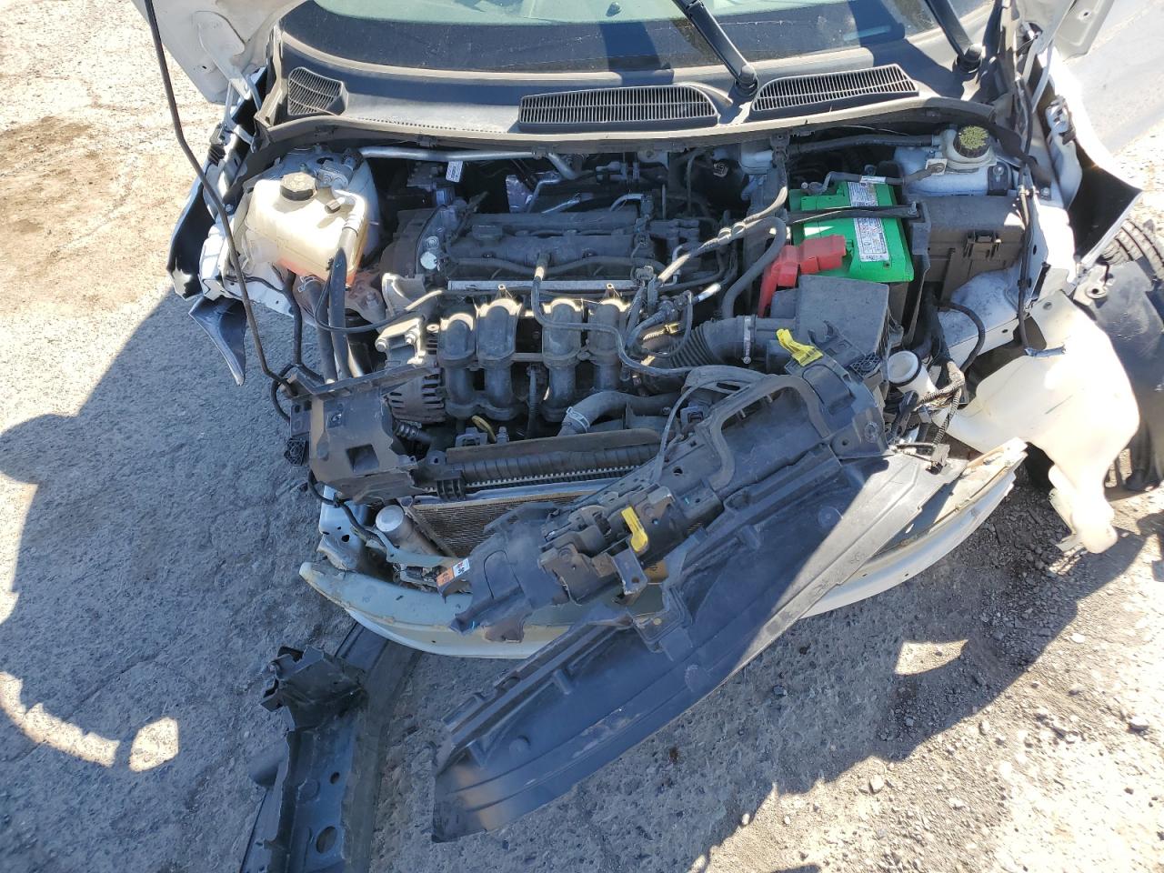 2019 Ford Fiesta VIN 3FADP4BJ5KM114253 Copart auction photo, front end / undercarriage damage thumbnail 13