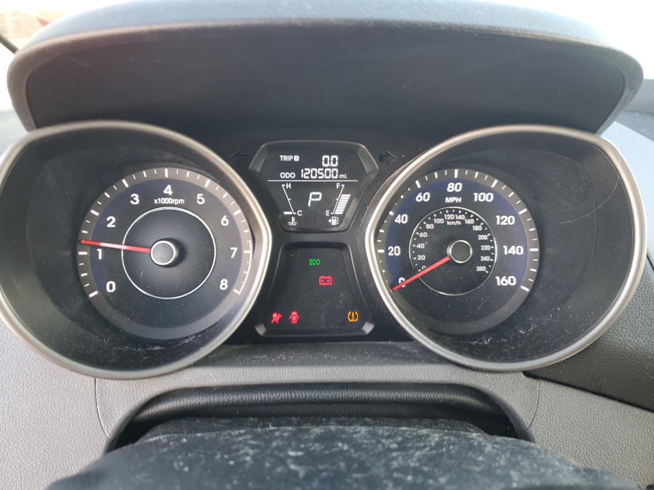 2013 Hyundai Elantra VIN 5NPDH4AE0DH216452 Copart auction photo, front end / rear end damage thumbnail 9