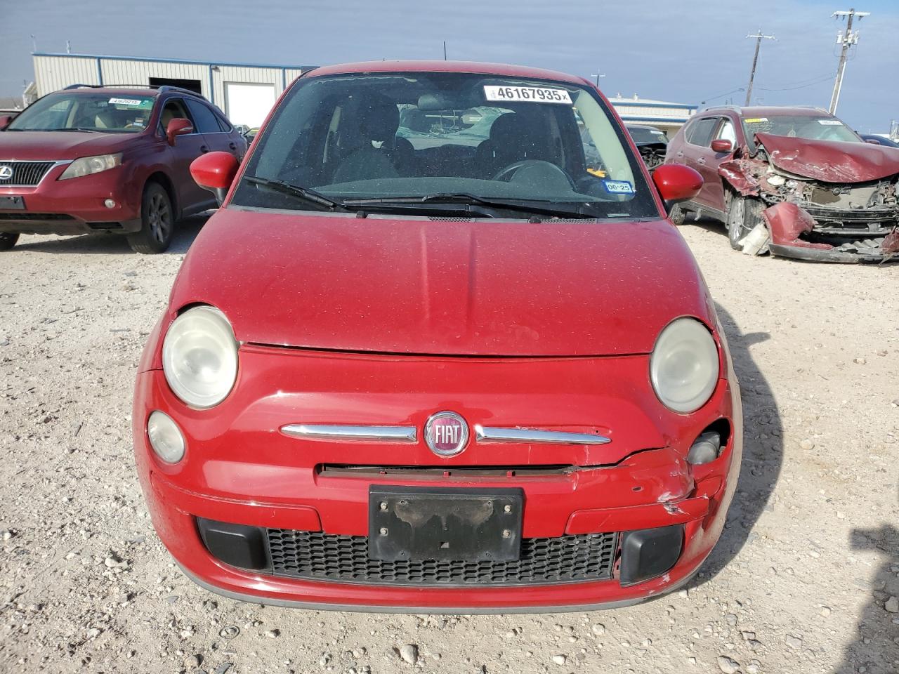 2013 Fiat 500 VIN 3C3CFFAR0DT649208 Copart auction photo, front end damage thumbnail 5