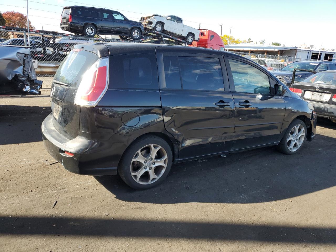 2009 Mazda 5 VIN JM1CR29L890332776 Copart auction photo, all over damage thumbnail 3