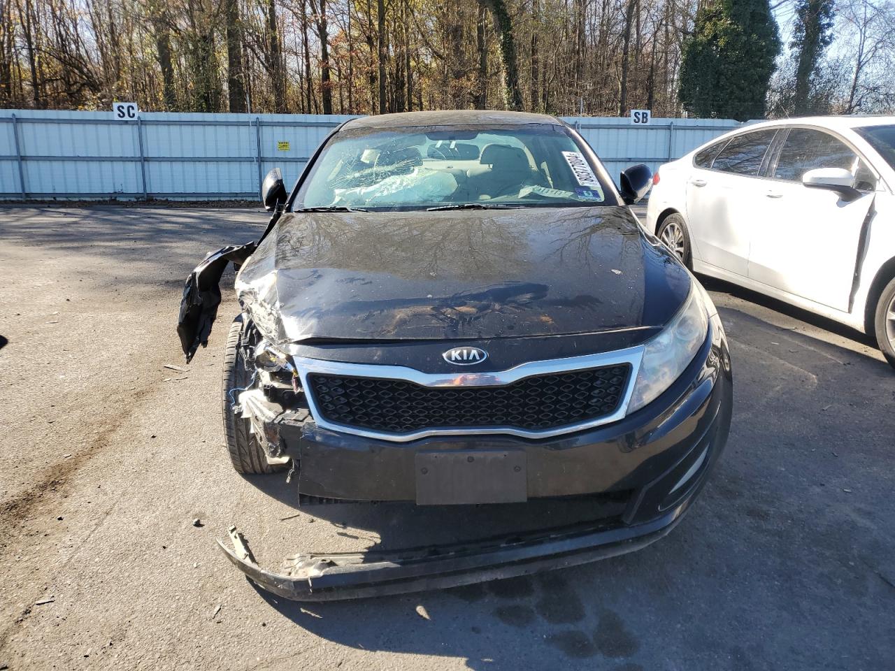 2013 KIA Optima VIN 5XXGN4A7XDG186038 Copart auction photo, front end damage thumbnail 5