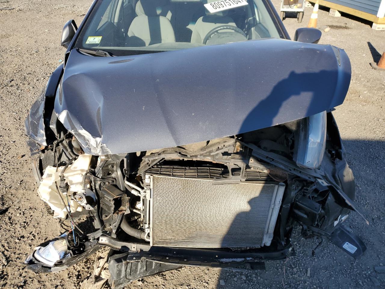 2013 Hyundai Accent VIN KMHCU4AE2DU343373 Copart auction photo, front end / minor dent/scratches damage thumbnail 11