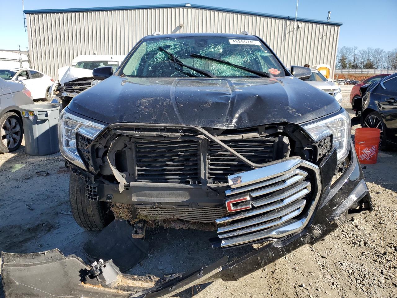 2022 GMC Terrain VIN 3GKALVEV8NL184969 Copart auction photo, front end damage thumbnail 5