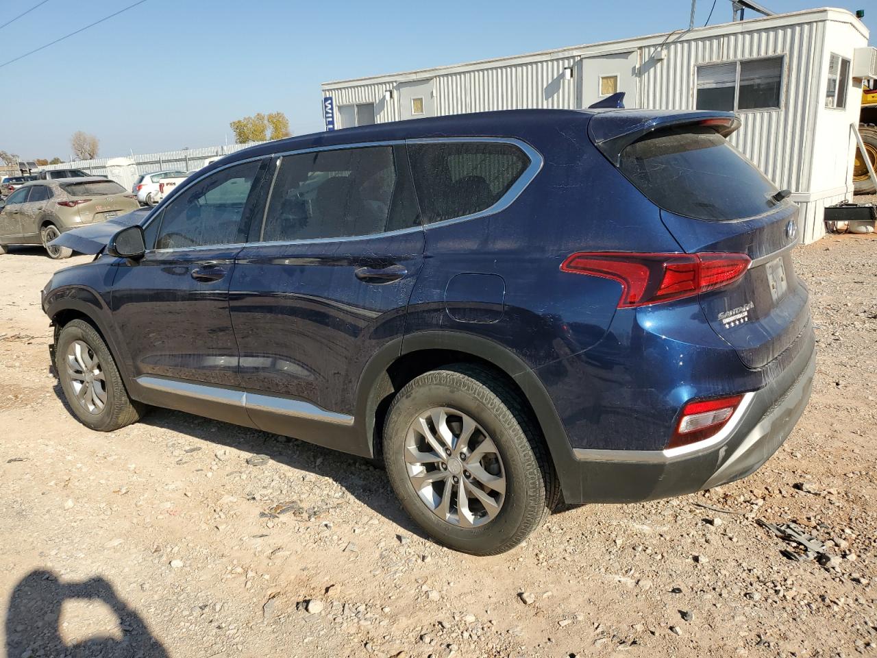 2020 Hyundai Santa Fe VIN 5NMS33ADXLH235089 Copart auction photo, front end / minor dent/scratches damage thumbnail 2