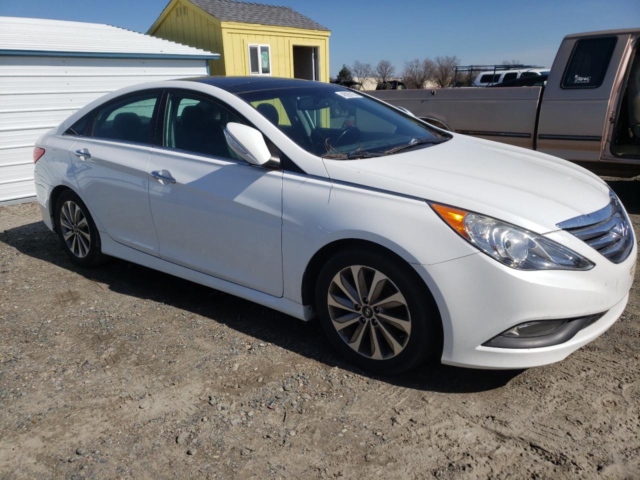 2014 Hyundai Sonata VIN 5NPEC4AC0EH835331 Copart auction photo, mechanical damage thumbnail 4