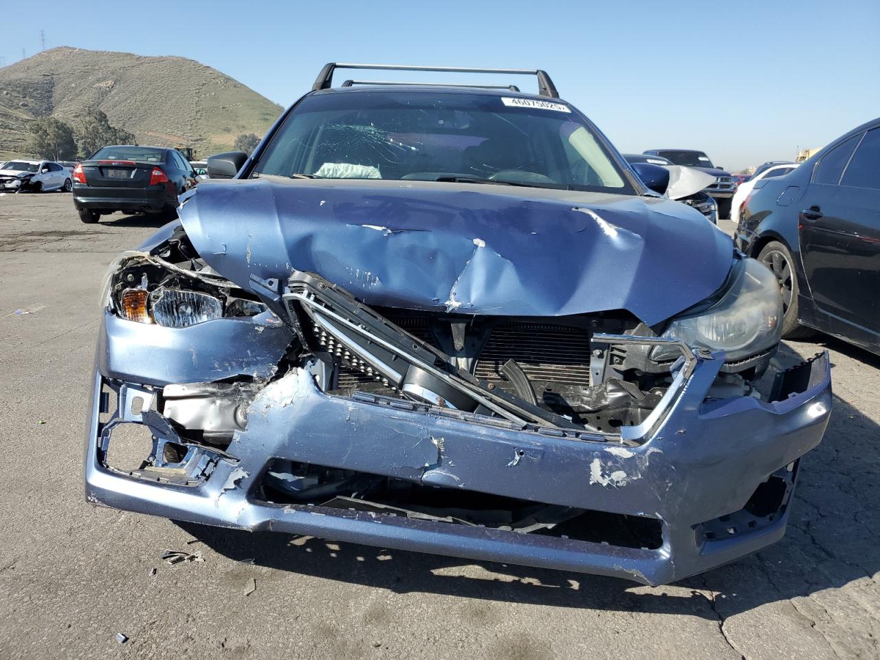 2015 Subaru Impreza VIN JF1GPAC62F8236780 Copart auction photo, front end / side damage thumbnail 5