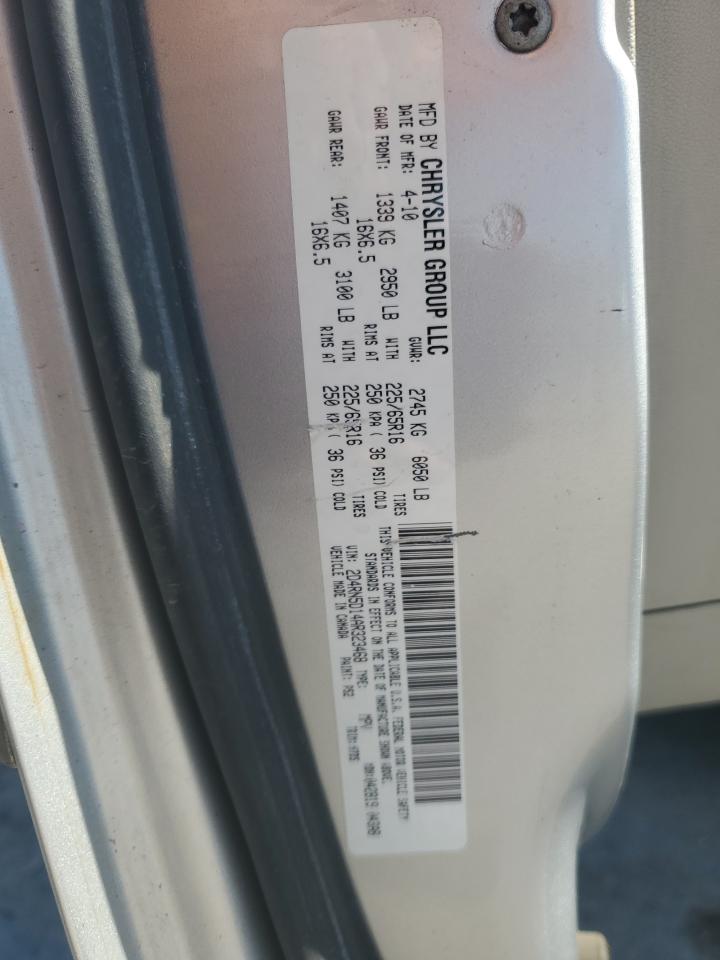2010 Dodge Caravan VIN 2D4RN5D14AR323468 Copart auction photo, front end / minor dent/scratches damage thumbnail 13