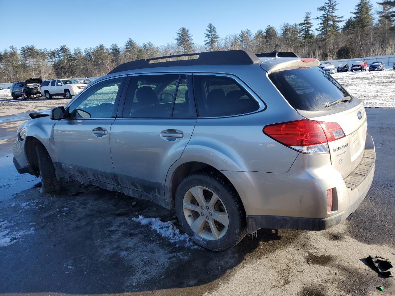 2014 Subaru Outback VIN 4S4BRBDC7E3316236 Copart auction photo, front end damage thumbnail 2
