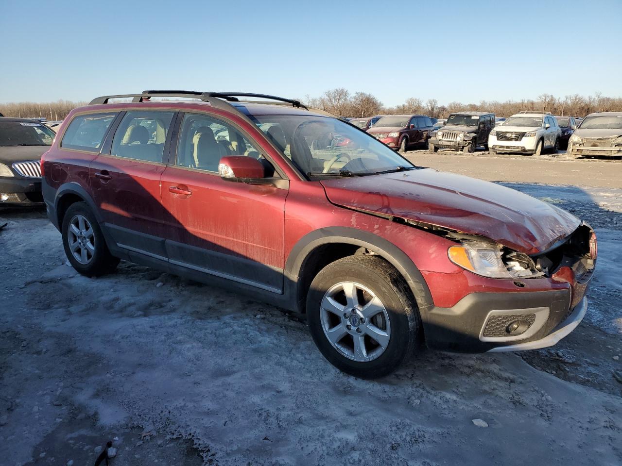 2009 Volvo XC70 VIN YV4BZ982991056130 Copart auction photo, front end / minor dent/scratches damage thumbnail 4