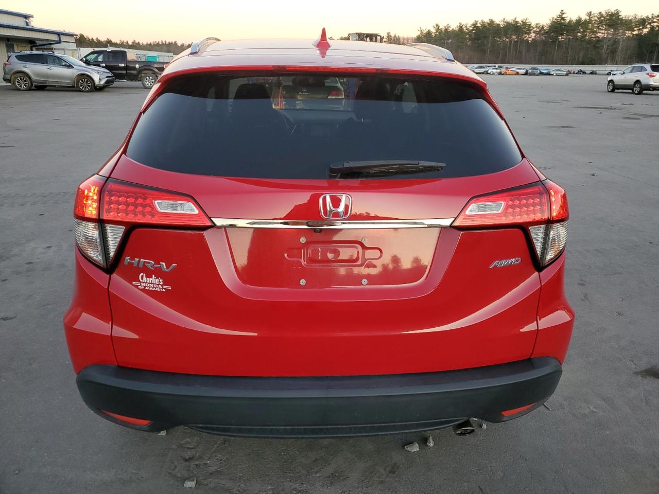 2020 Honda HR-V VIN 3CZRU6H52LM704579 Copart auction photo, front end / side damage thumbnail 6