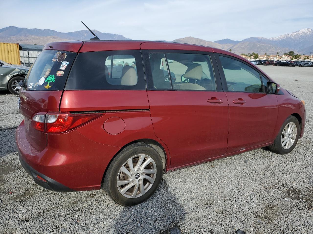 2015 Mazda 5 VIN JM1CW2BL8F0184689 Copart auction photo, mechanical damage thumbnail 3