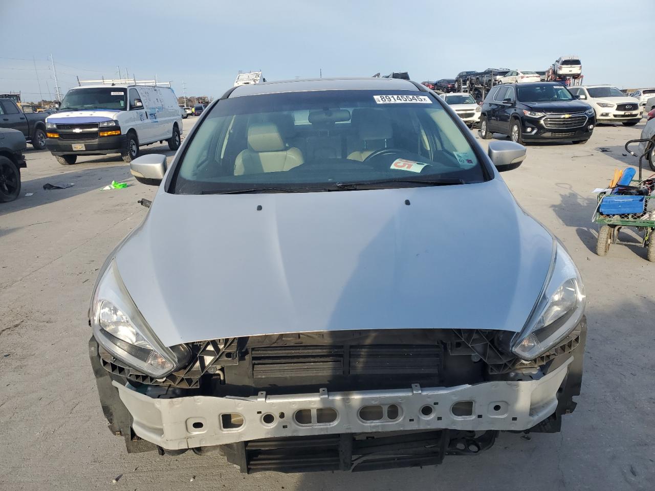2017 Ford Focus VIN 1FADP3J26HL268159 Copart auction photo, front end damage thumbnail 5