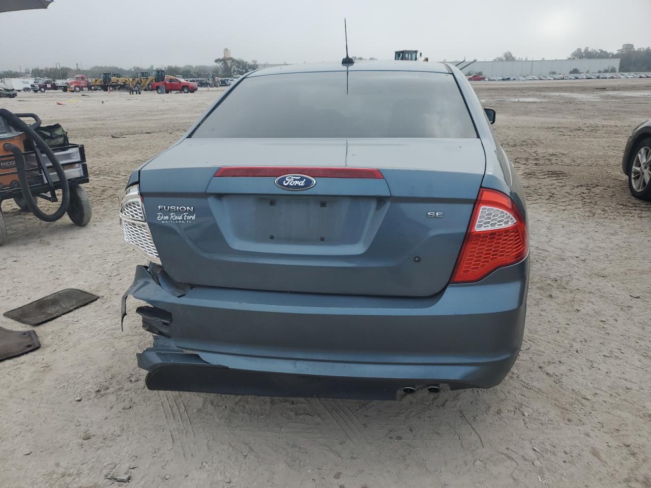 2012 Ford Fusion VIN 3FAHP0HA8CR360168 Copart auction photo, rear end damage thumbnail 6