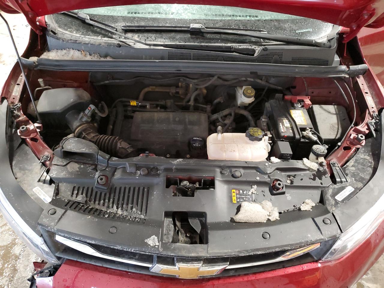 2021 Chevrolet Trax VIN KL7CJPSBXMB357629 Copart auction photo, front end / side damage thumbnail 12