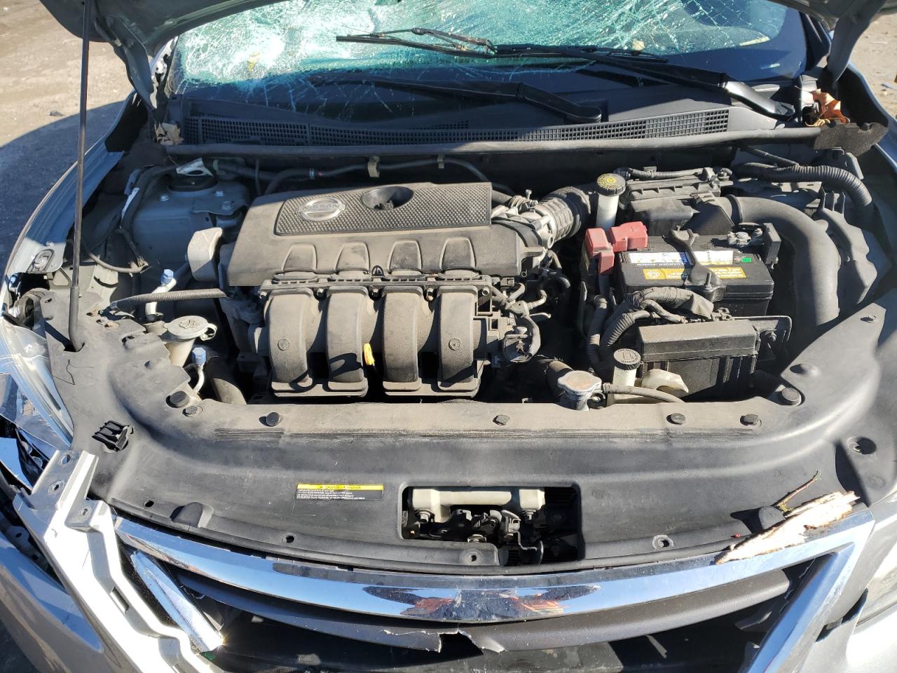 2013 Nissan Sentra VIN 3N1AB7AP6DL562449 Copart auction photo, front end damage thumbnail 12