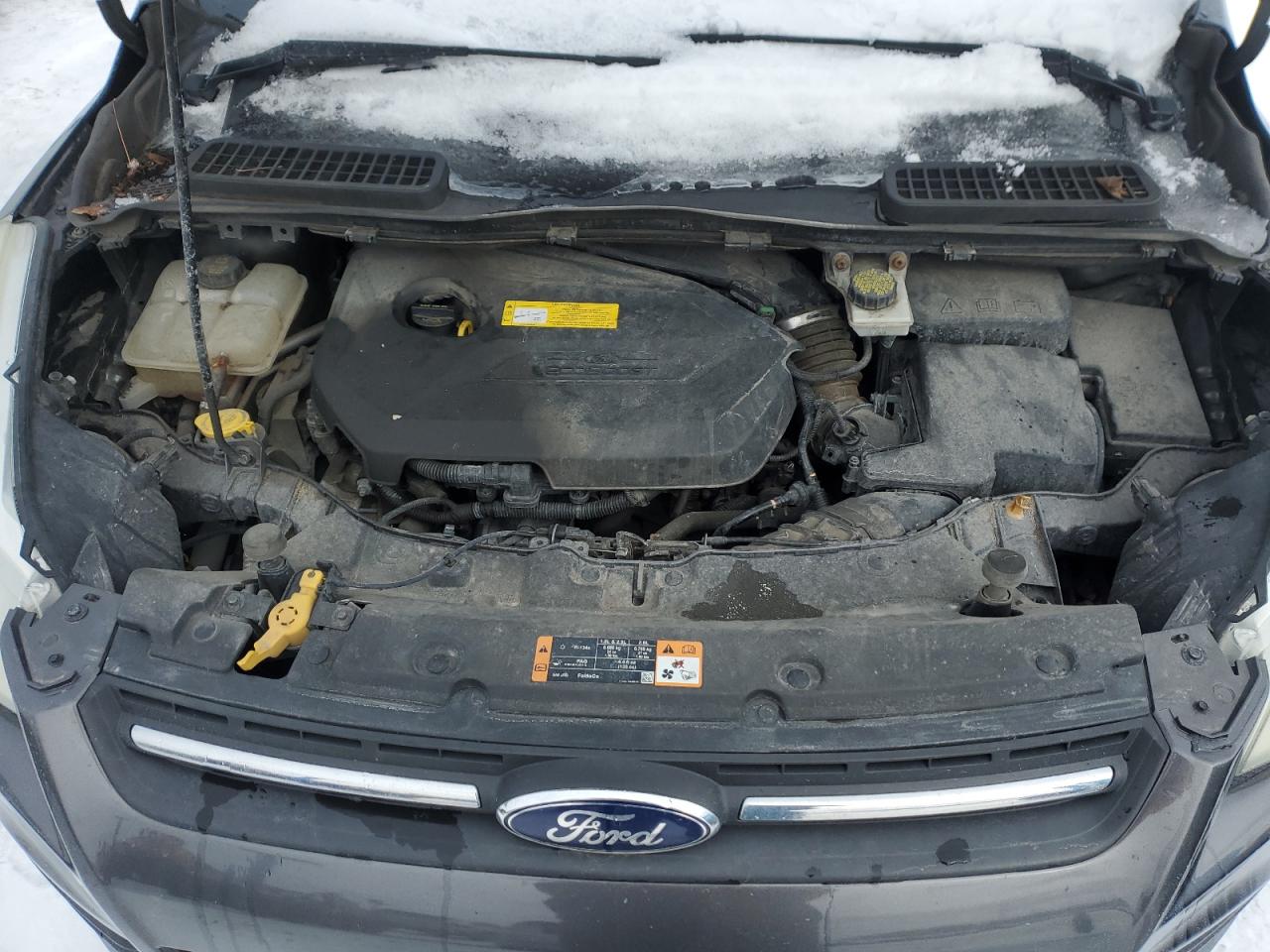 2016 Ford Escape VIN 1FMCU0GX6GUB57101 Copart auction photo, mechanical damage thumbnail 12