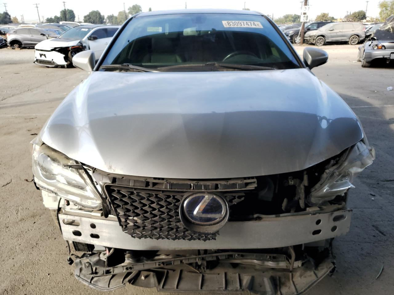 2014 Lexus CT VIN JTHKD5BH2E2192089 Copart auction photo, front end damage thumbnail 5