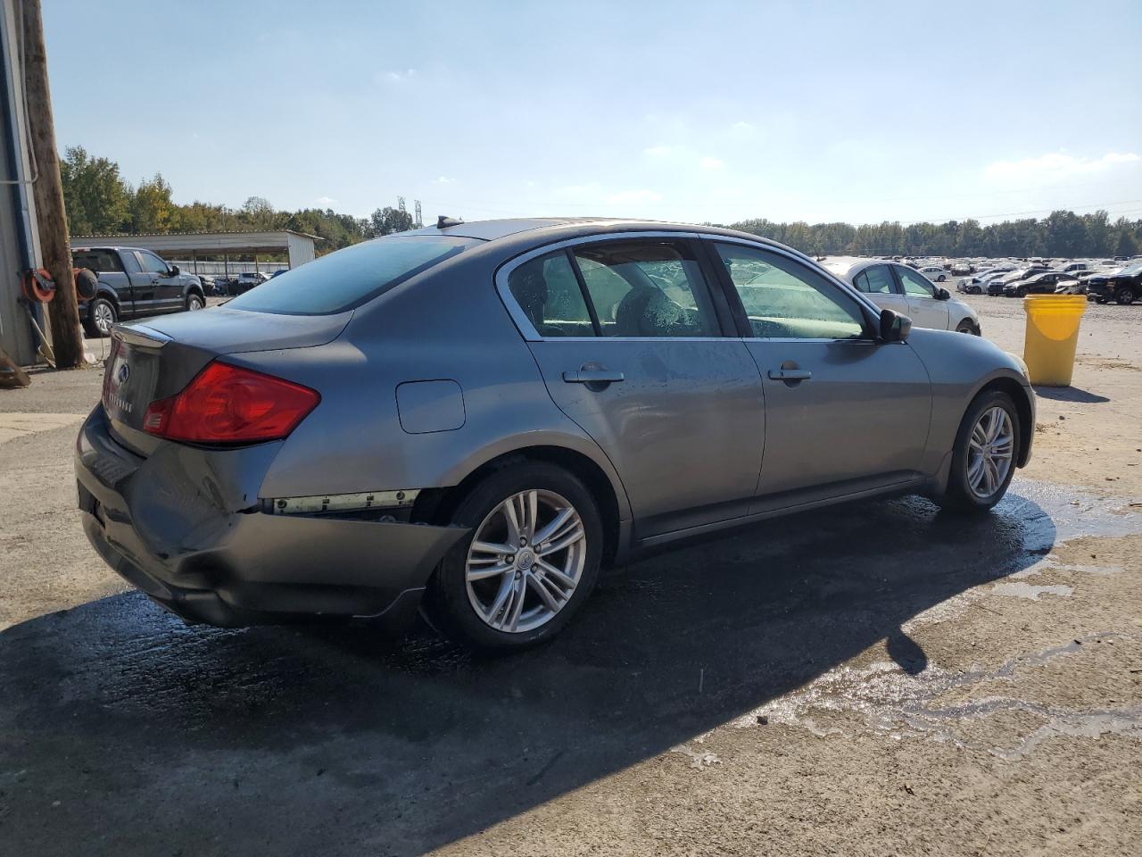 2012 Infiniti G VIN JN1DV6AP2CM810120 Copart auction photo, vandalism damage thumbnail 3