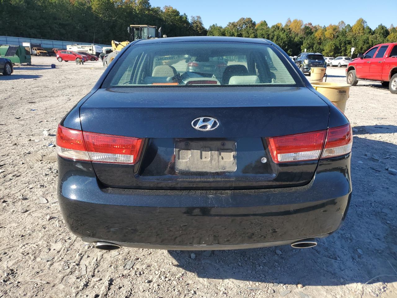 2006 Hyundai Sonata VIN 5NPEU46F86H066837 Copart auction photo, side / undercarriage damage thumbnail 6