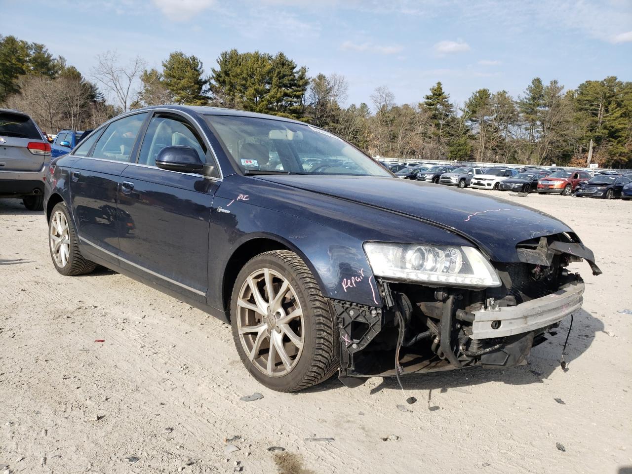 2010 Audi A6 VIN WAUFGAFB7AN067569 Copart auction photo, front end / minor dent/scratches damage thumbnail 4