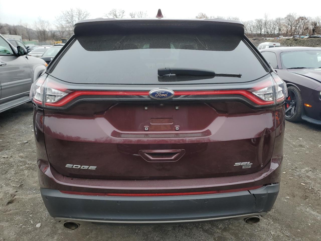 2018 Ford Edge VIN 2FMPK4J82JBC48959 Copart auction photo, front end / minor dent/scratches damage thumbnail 6