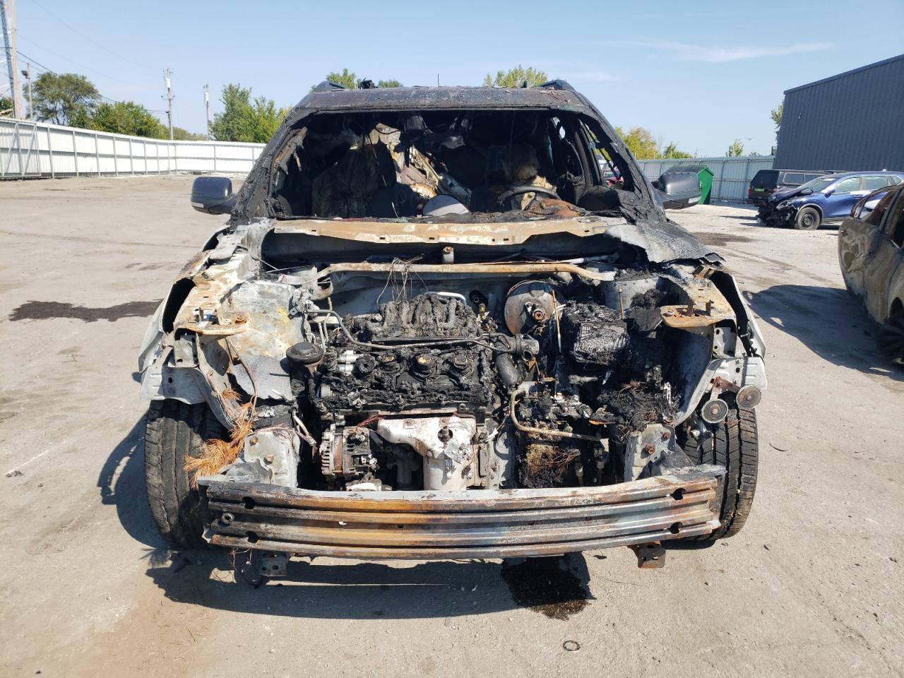 2015 Ford Explorer VIN 1FM5K8D83FGA52765 Copart auction photo, burn damage thumbnail 5