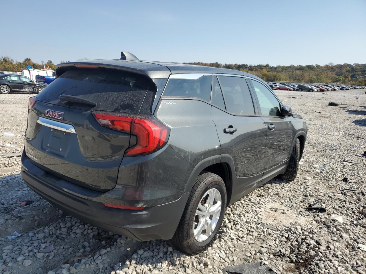 2018 GMC Terrain VIN 3GKALMEV0JL144339 Copart auction photo, front end damage thumbnail 3