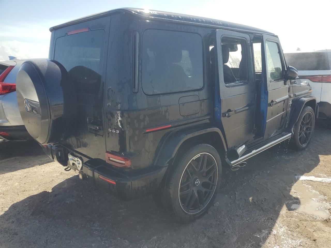 2024 Mercedes-Benz G-klasse VIN W1NYC7HJ2RX513229 Copart auction photo, water/flood damage thumbnail 3