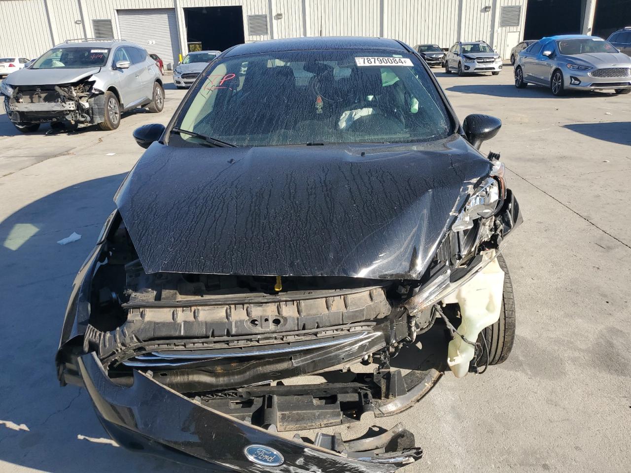 2018 Ford Fiesta VIN 3FADP4BJ5JM135554 Copart auction photo, front end damage thumbnail 5