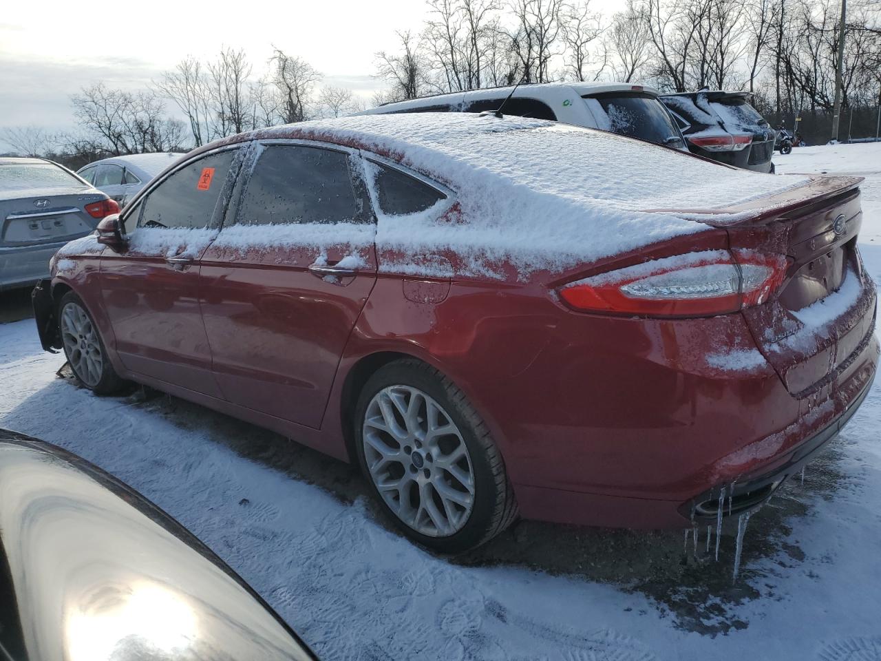 2013 Ford Fusion VIN 3FA6P0K99DR357061 Copart auction photo, front end damage thumbnail 2