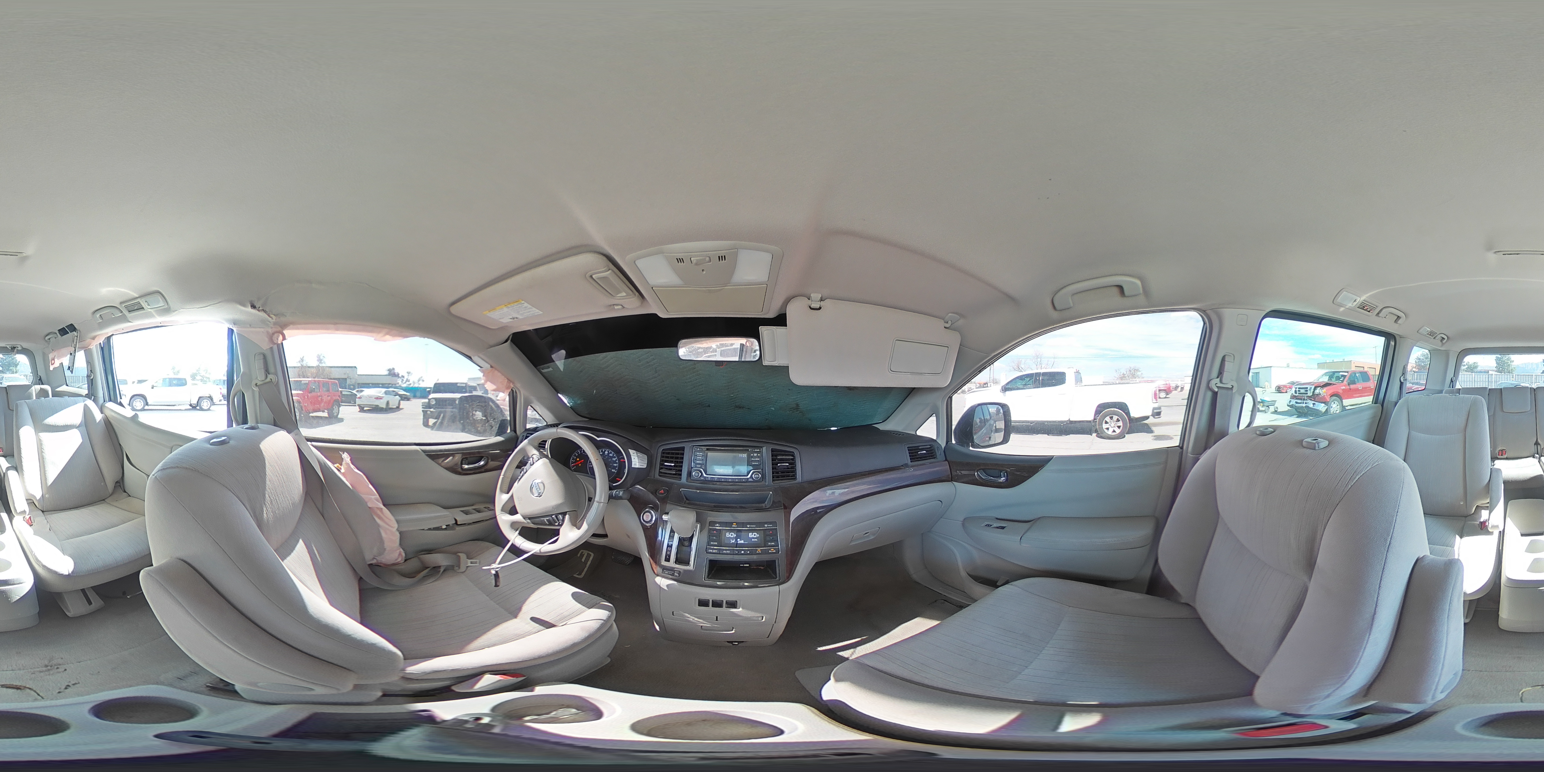2016 Nissan Quest VIN JN8AE2KP2G9155428 Copart auction photo, side / front end damage thumbnail 14
