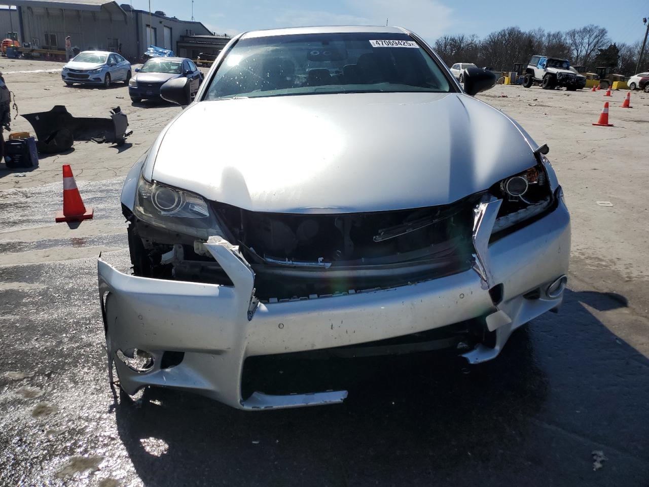 2014 Lexus GS VIN JTHBE1BL4E5038847 Copart auction photo, front end / side damage thumbnail 5