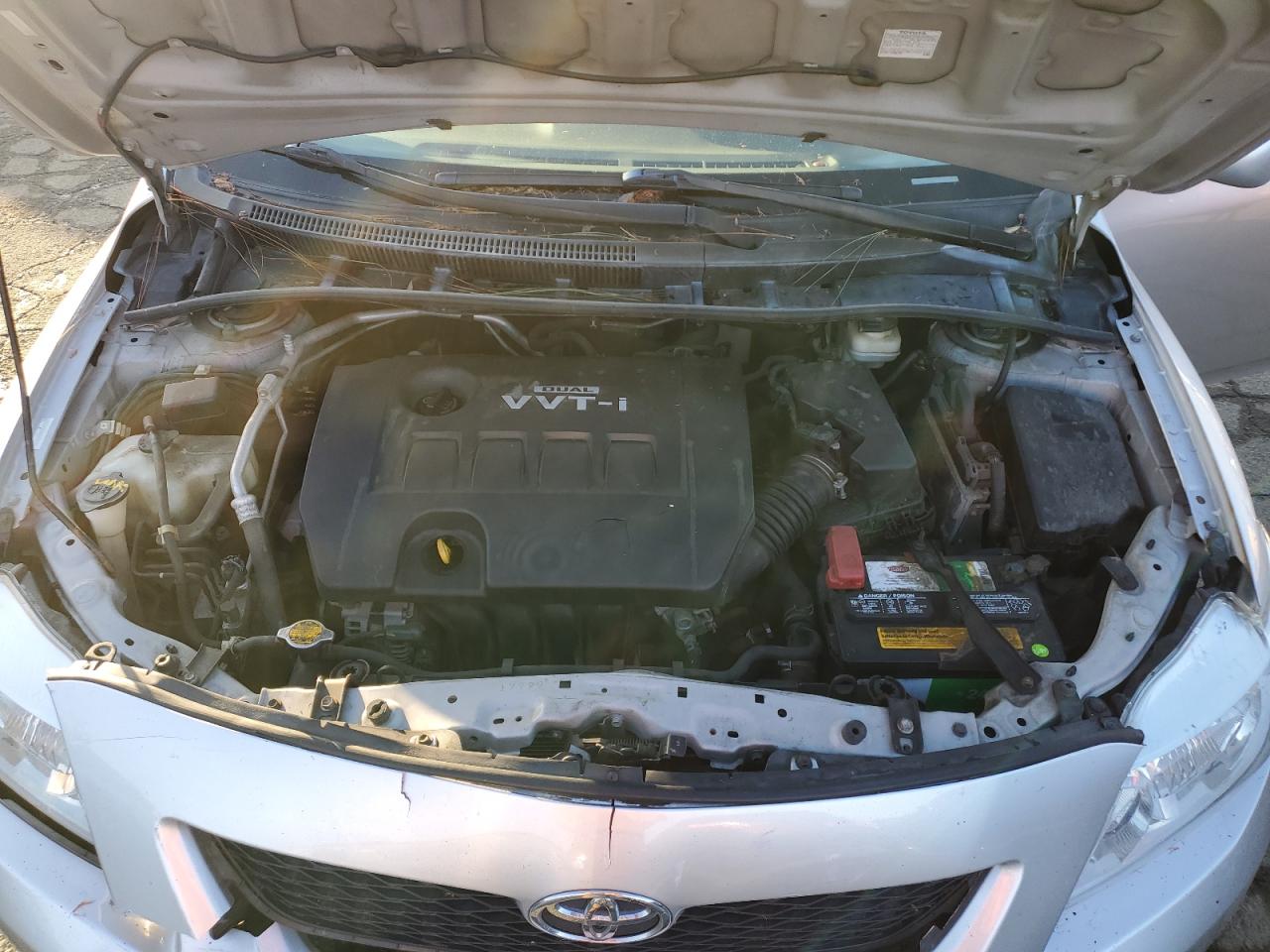 2010 Toyota Corolla VIN 1NXBU4EEXAZ222253 Copart auction photo, all over damage thumbnail 11