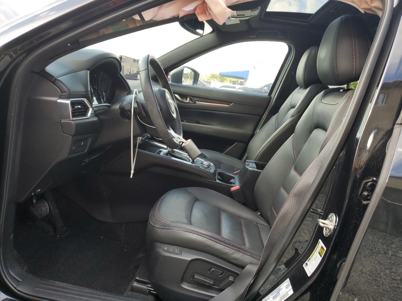2022 Mazda CX-5 VIN JM3KFBAY8N0619340 Copart auction photo, side damage thumbnail 7