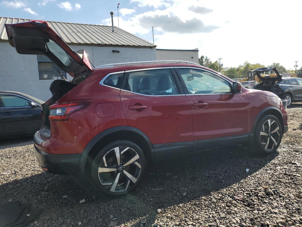 2020 Nissan Rogue VIN JN1BJ1CW3LW362839 Copart auction photo, front end / side damage thumbnail 3